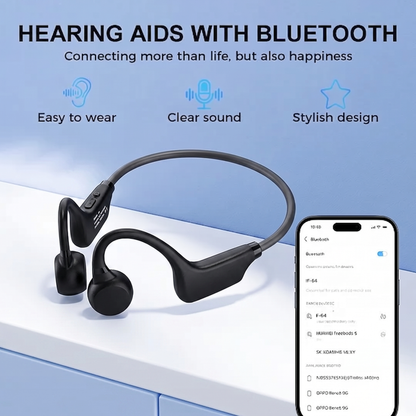 🏆🔥Final 3 Hours: 80% OFF 🔥 Pryxo Smart Bluetooth Bone Conduction Hearing Aid